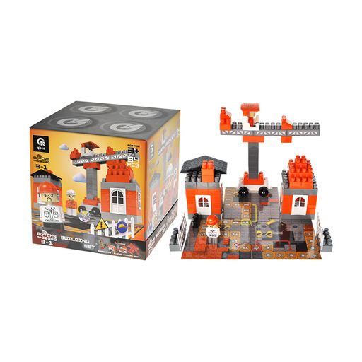 Blocks&Steps QB300-003 3-in-1 Construction Site Building Set, 94 pcs - Image 2