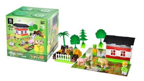 Blocks&Steps QB300-005 3-in-1 Fanny Farm Building Set, 79 pcs - Image 3