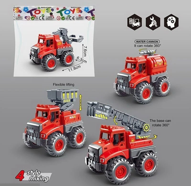 Toys 8845 Fire Service Vehicle in Bag