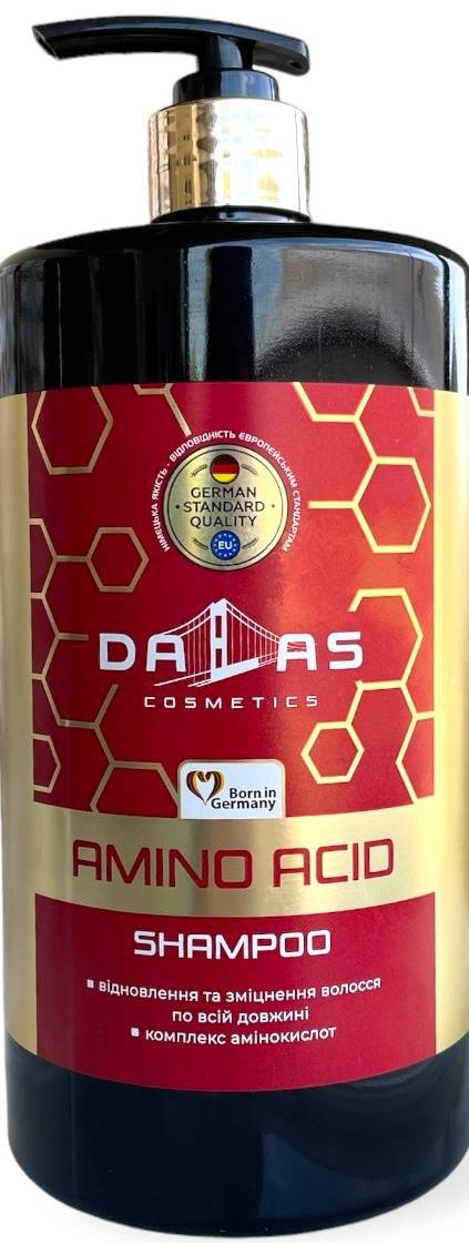 Dalas Amino Acid Complete Care Shampoo for All Hair Types with Pump, 970 mL