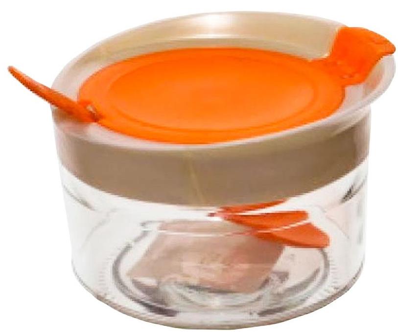 Everglass 1042 Sugar Bowl with Lid & Spoon, 425 mL