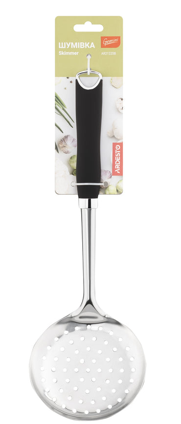 Ardesto Gemini AR2122SB Stainless Steel Slotted Spoon with Plastic Handle - Image 2