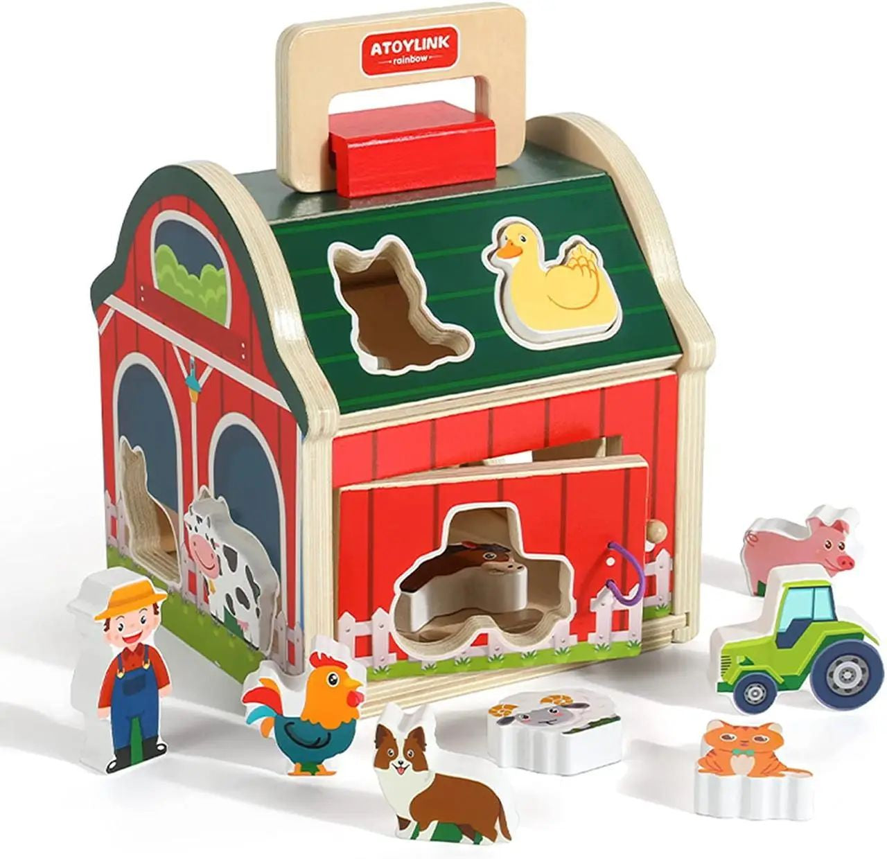 C 58571 Animal Barn Shape-Sorter House