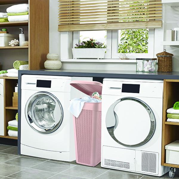 Ucsan Plastik M-175 Laundry Basket, 46 x 29 x 55 cm, 43 L - Image 4