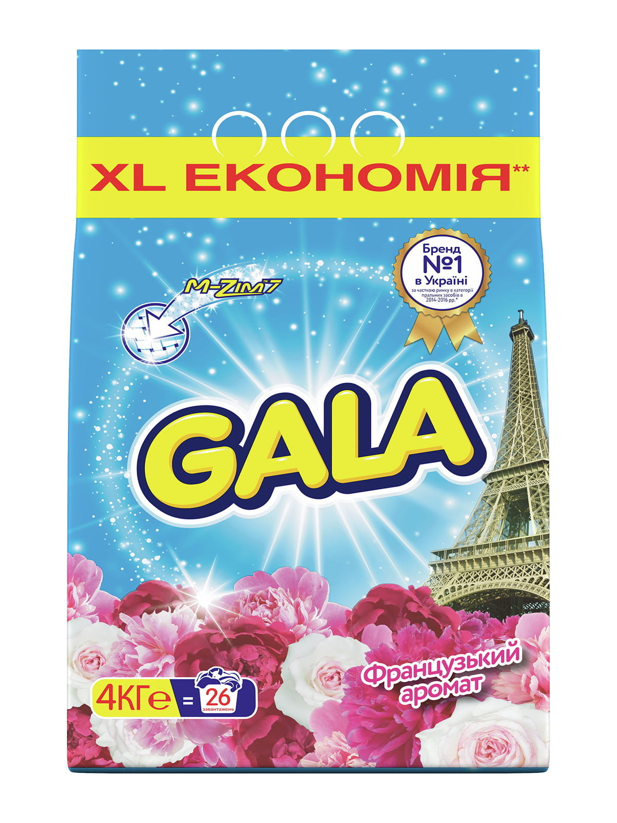 Gala 3-in-1 French Scent Automatic Laundry Detergent Powder, 4 kg