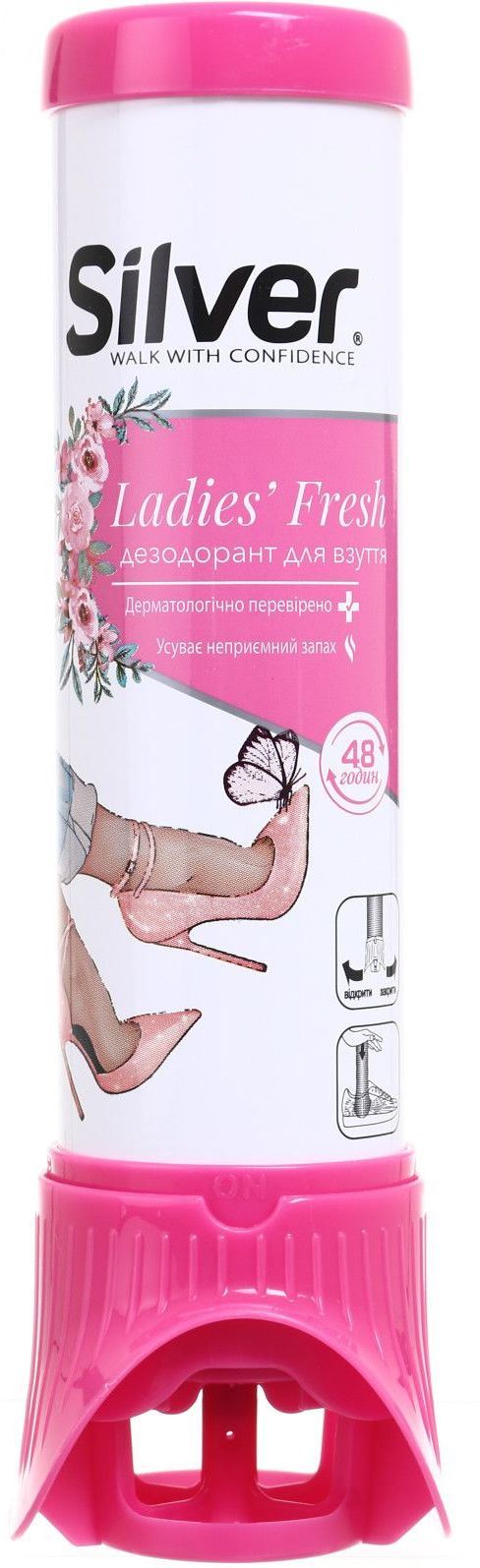 Silver Ladies Fresh Shoe Deodorant, 100 mL