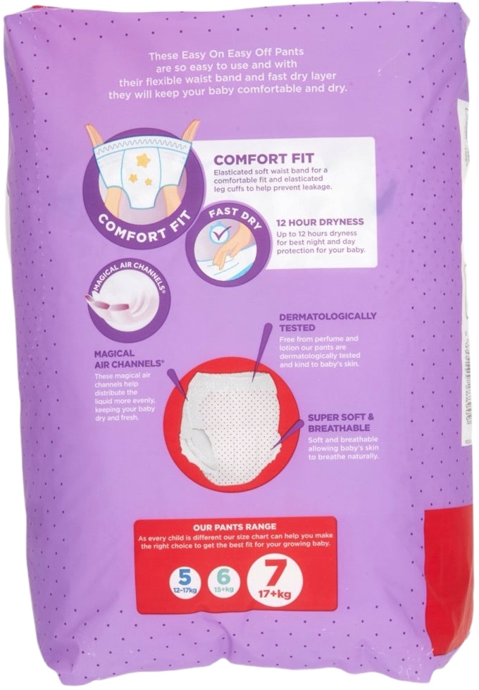 Dunnes Stores Size 7 Baby Pull-Up Diaper Pants, 17+ kg, 16 pcs - Image 2