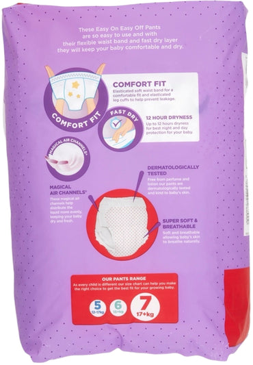 Dunnes Stores Size 7 Baby Pull-Up Diaper Pants, 17+ kg, 16 pcs - Image 2