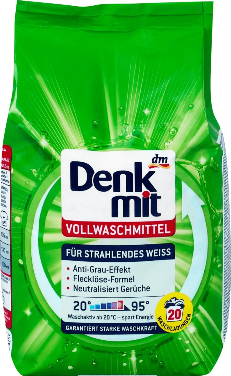 Denkmit Universal Laundry Detergent Powder, 20 Loads, 1.35 kg