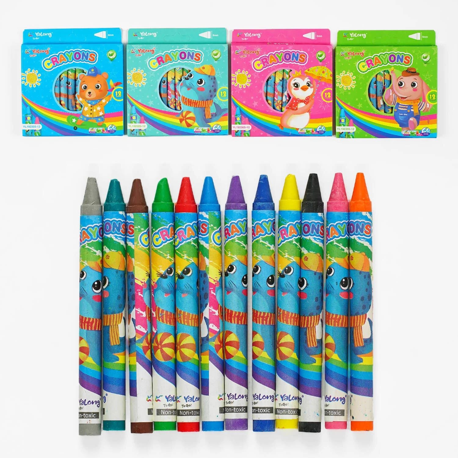 Crayons C 62116 Wax Crayons, 12 pcs