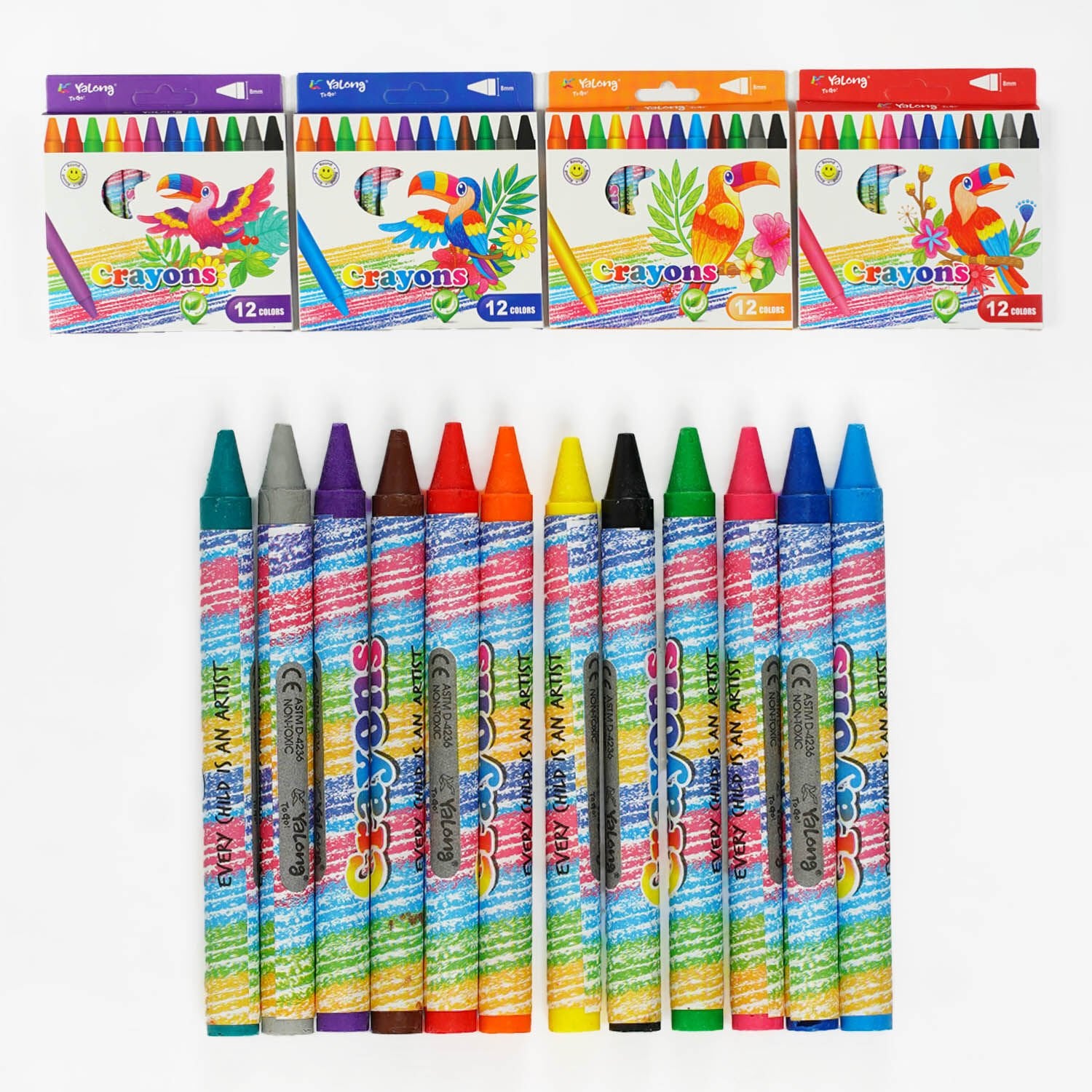 Crayons C 62114 Wax Crayons, 12 pcs