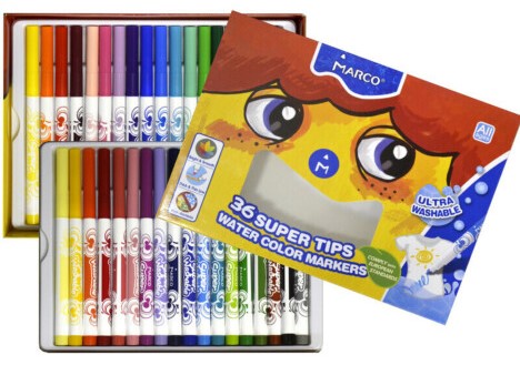 Marco 1630-36CB Markers, 36 Colors