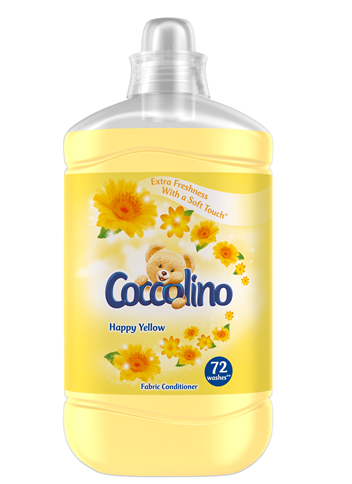 Coccolino Happy yellow Fabric Softener, 1800 mL