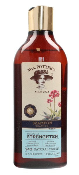 Mrs. Potter's Strengthen Shampoo, 390 mL