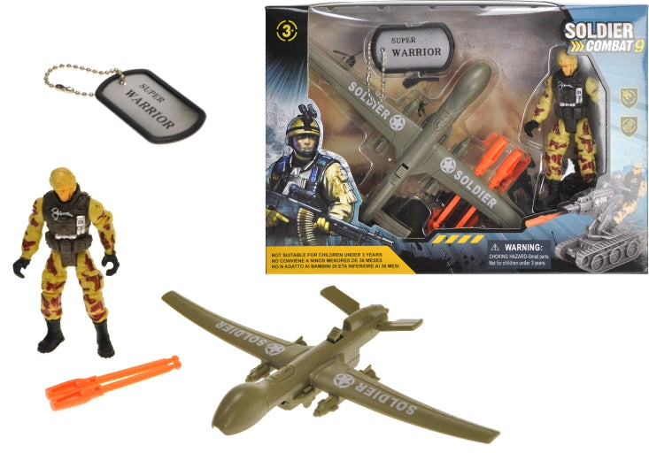 Military Airplane Play Set 81-42A in Box