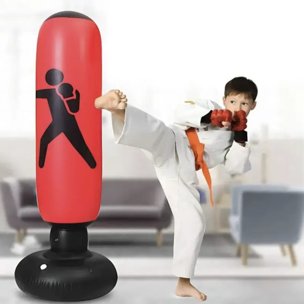 Inflatable Standing Punching Bag with Base, 160 cm, Assorted - Image 2