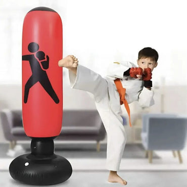 Inflatable Standing Punching Bag with Base, 160 cm, Assorted - Image 2