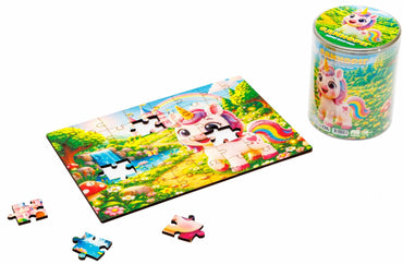 Wooden Puzzle 05002 A5 Unicorn in Tube, 48 pcs - Image 2