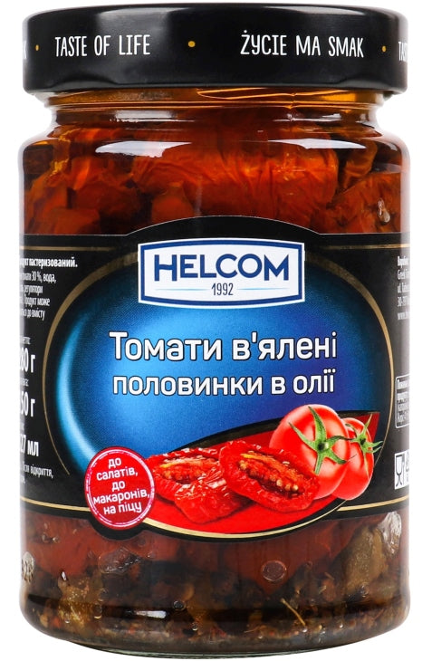 Helcom Sun-Dried Tomato Halves in Oil, 280 g
