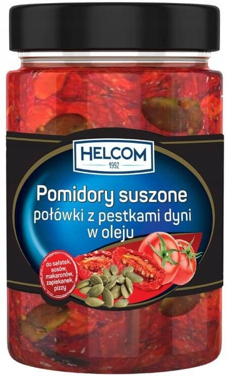 Helcom Sun-Dried Tomatoes with Pumpkin Seeds in Oil, 280 g