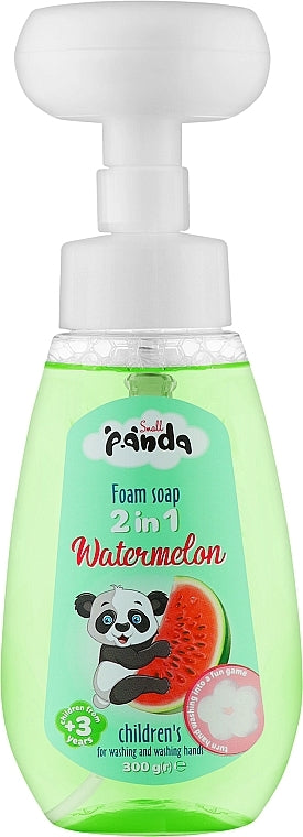 Small Panda Watermelon 2-in-1 Kids' Foaming Hand Soap, 300 g