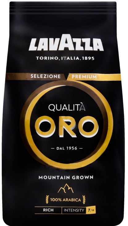 Lavazza Qualita Oro Mountain Grown Whole Bean Coffee, 1 kg