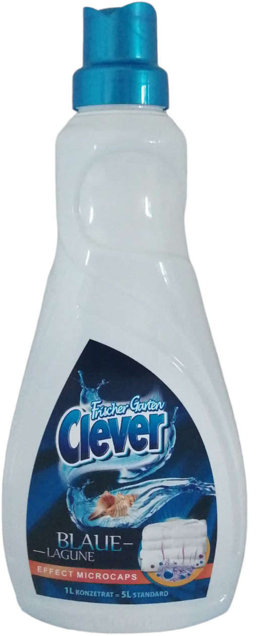 Clever Fresh Garden Blue Lagoon Fabric Softener, 1 L