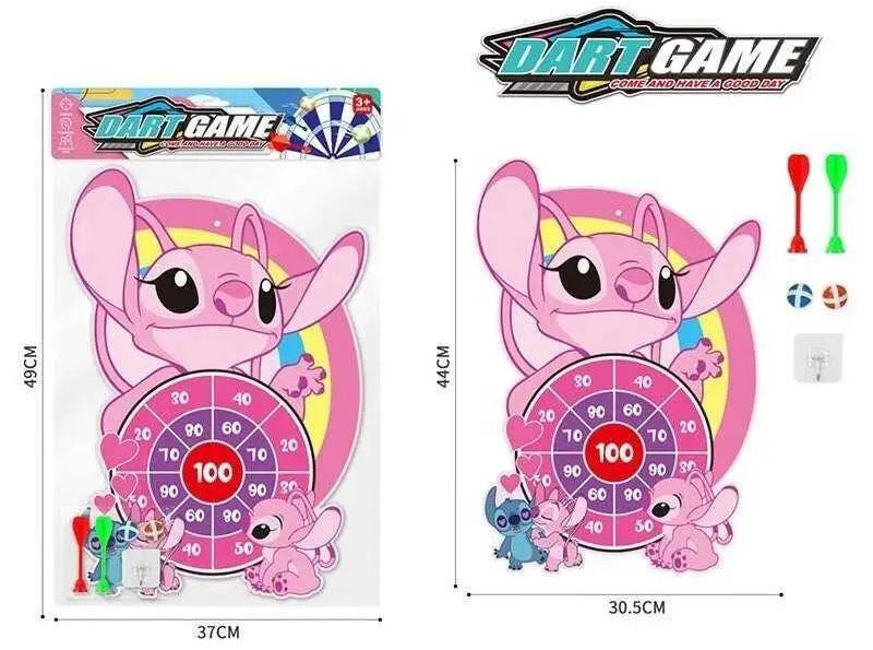 957B-31 Stitch Darts Game with Target, 2 Darts, 2 Balls & Hook