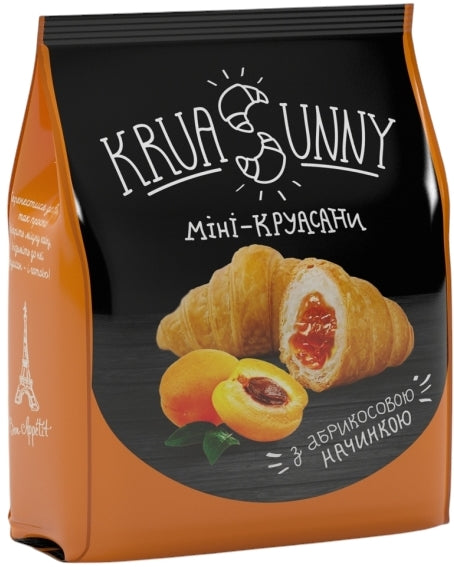 Kruasunny Apricot-Filled Mini Croissants, 185 g
