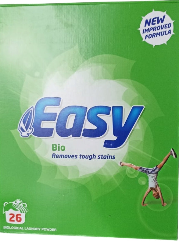 Easy Bio Laundry Detergent Powder, 26 Loads, 1768 g