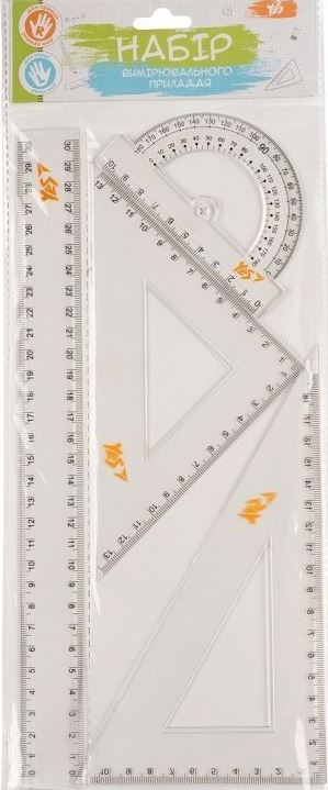 Yes 370258 Geometry Set, 4 pcs, 30 cm