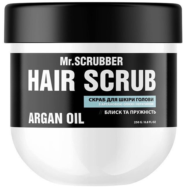 Mr. Scrubber Argan Oil Hair & Scalp Scrub, 250 g