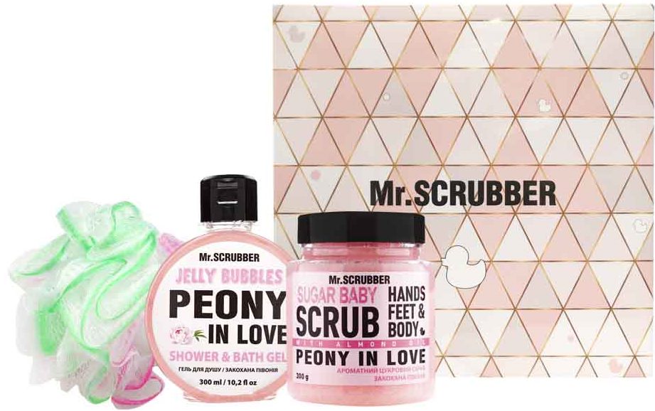 Mr. Scrubber Peony in Love Women's Gift Set