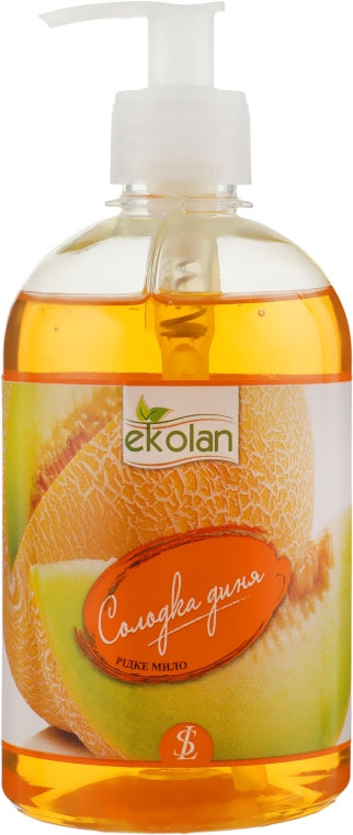 Ekolan Sweet Melon Liquid Hand Soap with Pump, 500 g