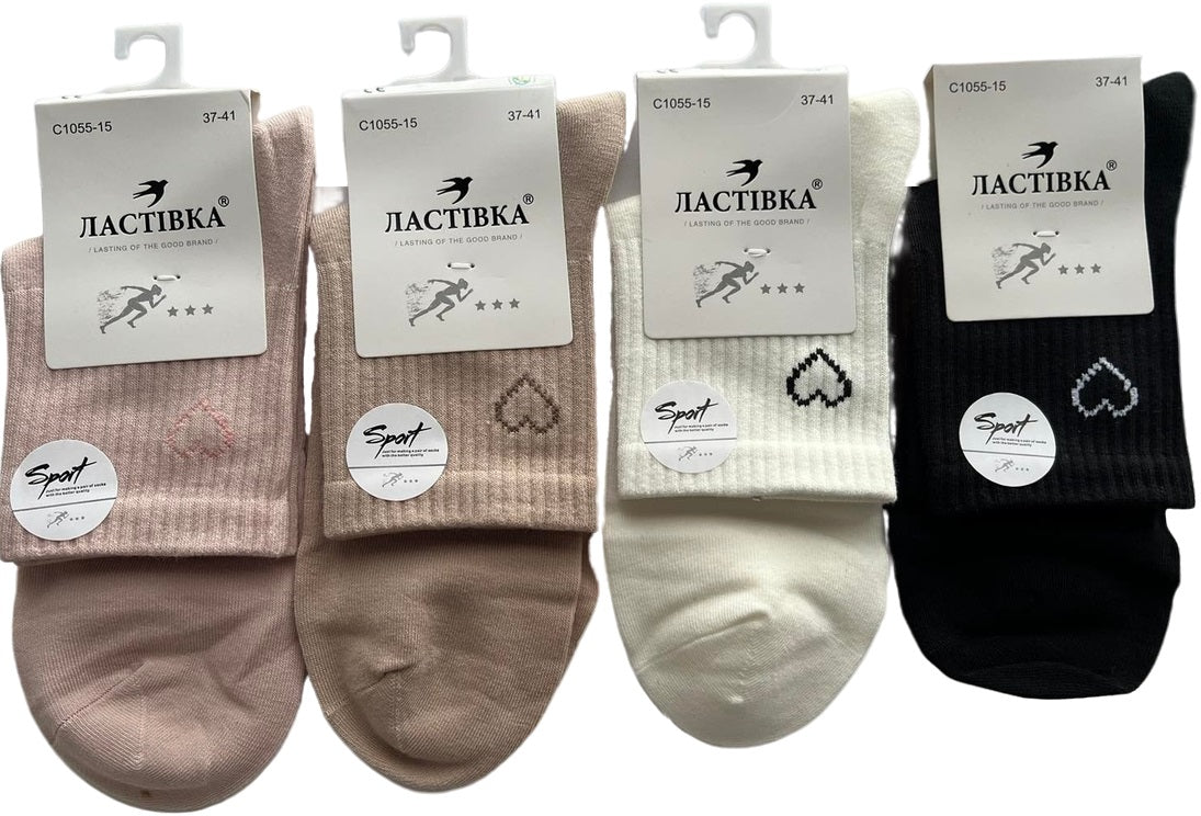 Lastochka C1055-15 Women's Long Socks, Size 37-41