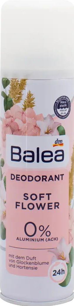 Balea Soft Flower Women's Aerosol Antiperspirant Deodorant, 200 mL