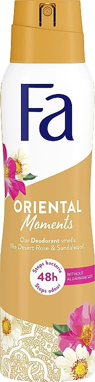 Fa Oriental Moments Desert Rose & Sandalwood Deodorant Spray, 150 mL