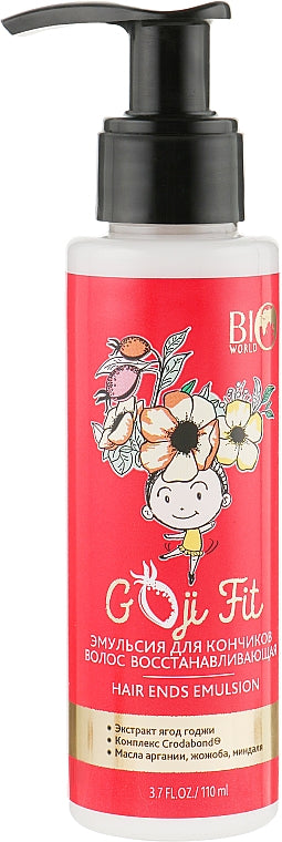 Bio World Goji Fit Restorative Hair Ends Emulsion, 110 mL