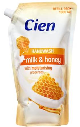 Cien Milk & Honey Liquid Cream Soap Refill, 1 L