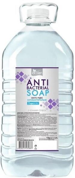 Ekolan Antibacterial Liquid Soap, 5 kg
