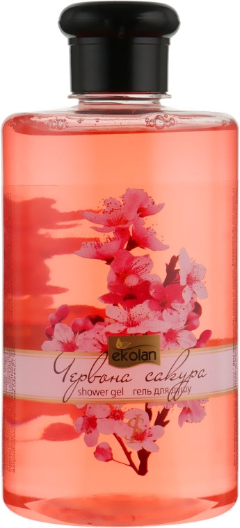 Ekolan Red Sakura Shower Gel, 500 g