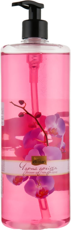 Ekolan Black Orchid Shower Gel with Pump, 1000 g