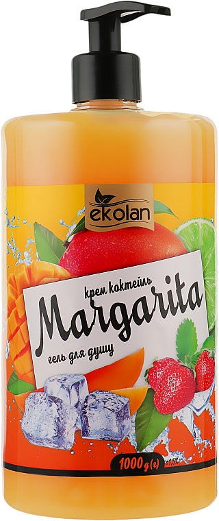 Ekolan Margarita Cream Cocktail Shower Gel with Pump, 1000 g