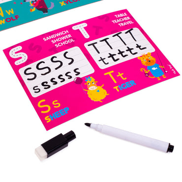 Vladi Toys VT5010-23 Write & Erase English Alphabet Educational Board Game - Image 2