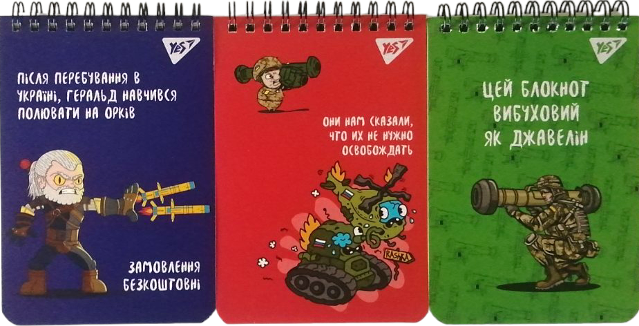 YES A6 Assorted Spiral Grid Notebook, 80 Sheets - Image 3