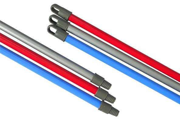 Metal Handle with Plastic Coating, 110 cm