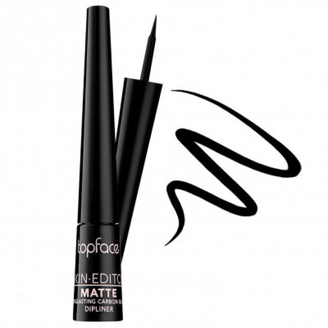 TopFace Skin Editor Matte Carbon Black Eyeliner, 2.5 mL - Image 2