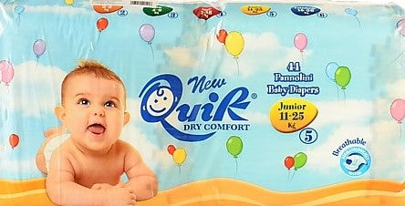 Quik Size 5 Baby Diapers, 11-25 kg, 44 pcs