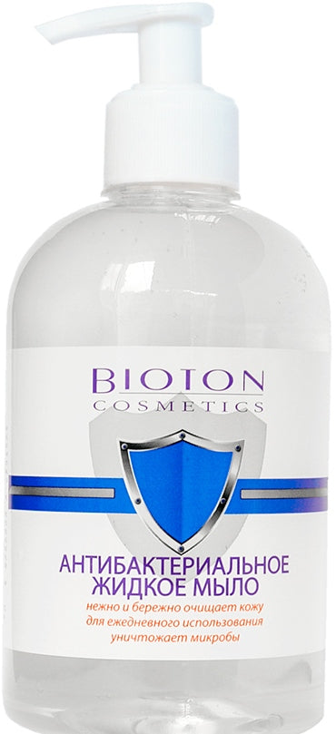 Bioton Clear Melon Antibacterial Liquid Soap with Pump, 500 mL
