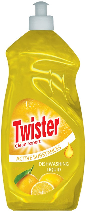 Twister Lemon Dishwashing Liquid, 1 L